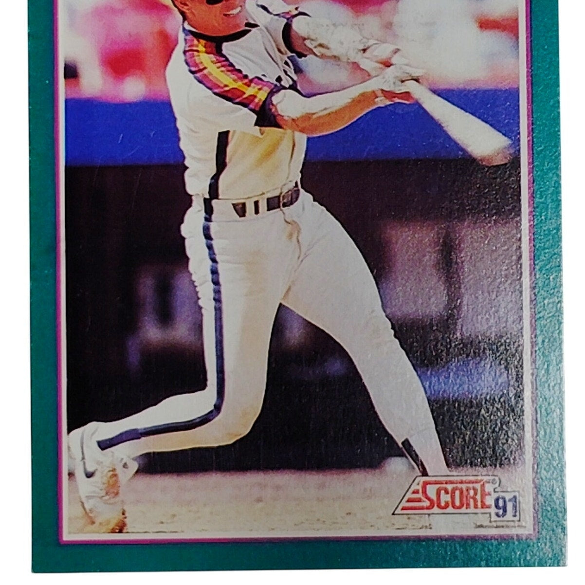 1991 Score Craig Biggio Card #161 Houston Astros C/OF VG/EX