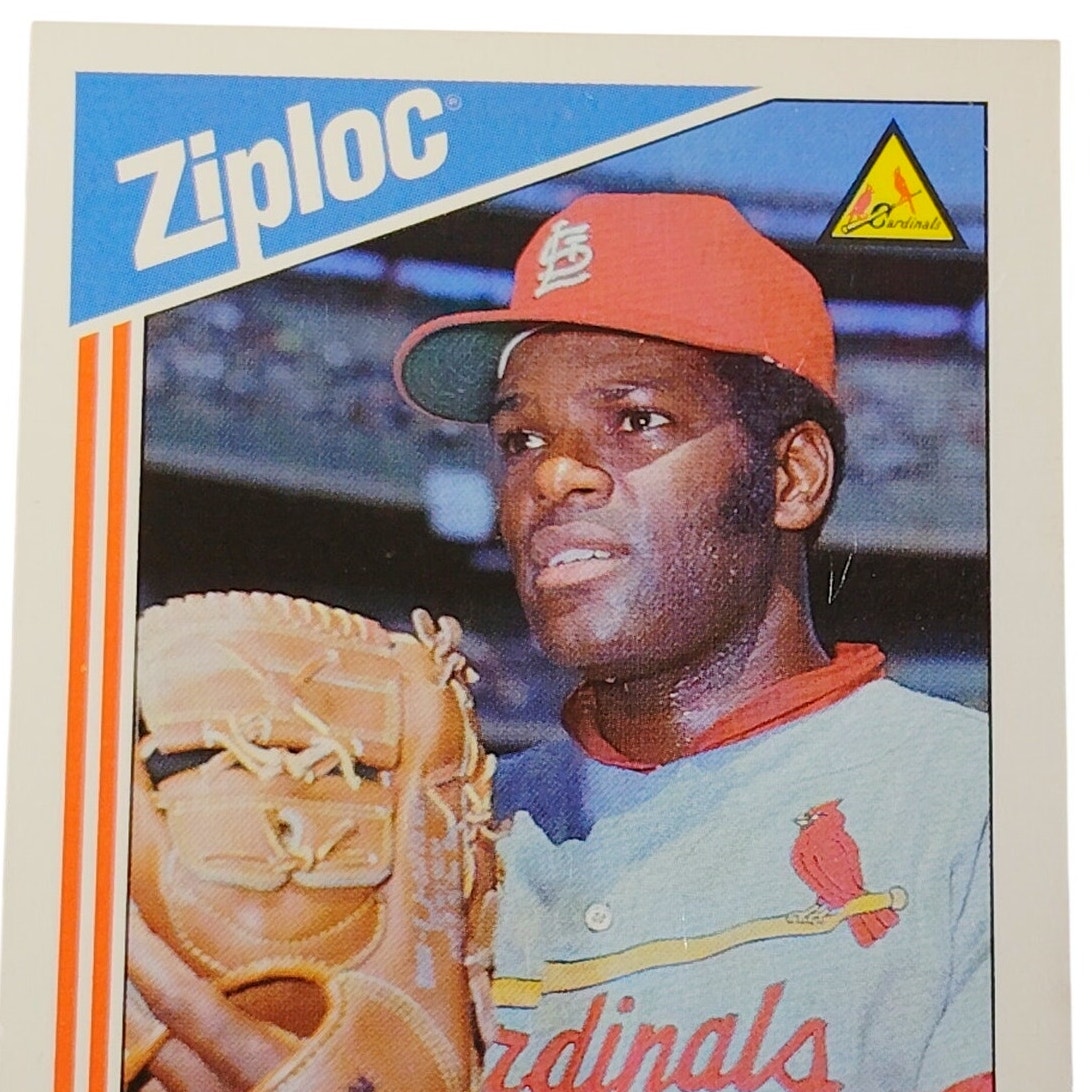 1992 Ziploc Bob Gibson #2 St. Louis Cardinals MLB Baseball Card VG/NM