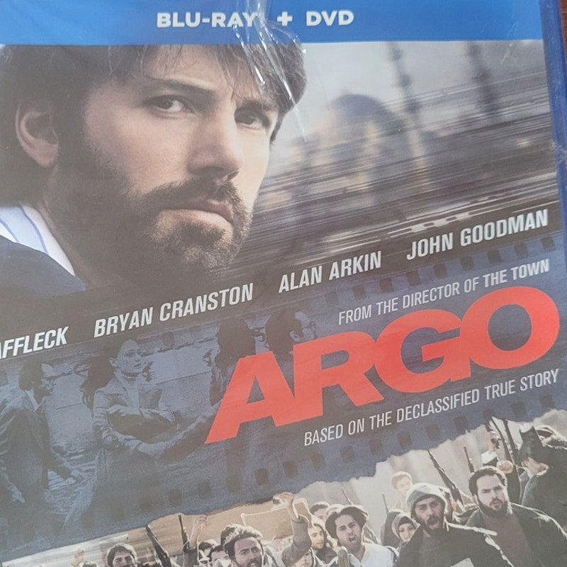 Argo Blu-ray + DVD Thriller Drama Movie Ben Affleck Bryan Cranston Alan Arkin