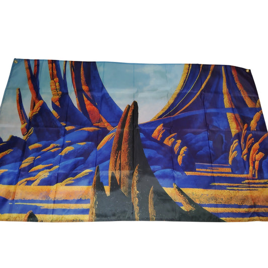 Yes Band "1991 World Tour" Backdrop Tapestry – 3 x 5 FT. Rock Music Banner