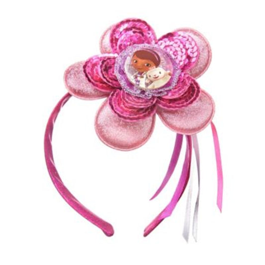 Disney Flower Doc McStuffins Deluxe Pink Headband, Ages 4+