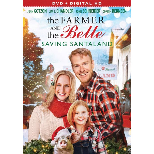 Farmer and the Belle: Saving Santaland (DVD, 2020) Faith-Based Holiday Romance