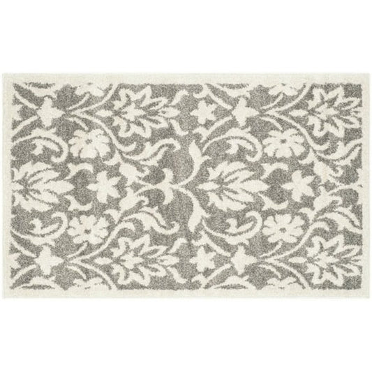 SAFAVIEH Amherst Jerrald Geometric Area Rug – Dark Grey/Beige, 2'6" x 4