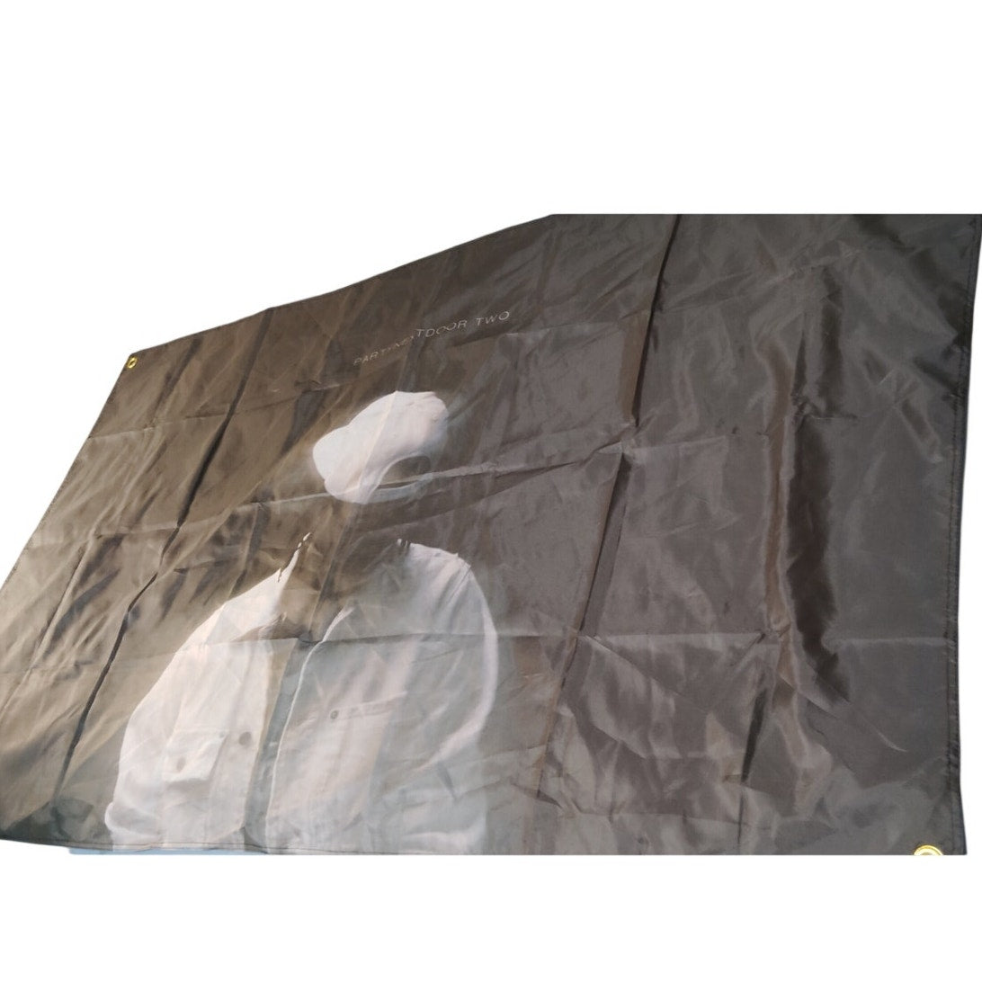 PARTYNEXTDOOR TWO Tapestry Flag 5x3 ft Album Art Wall Hanging w/ Brass Grommets