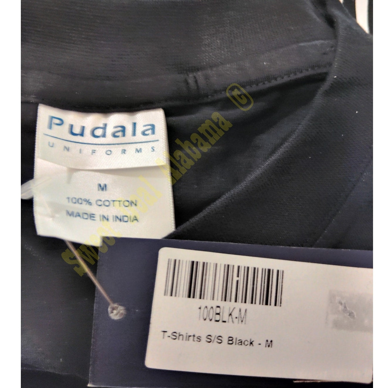 Pudala Black Tactical Shirt – "Corrections" – Short Sleeve, Size Medium