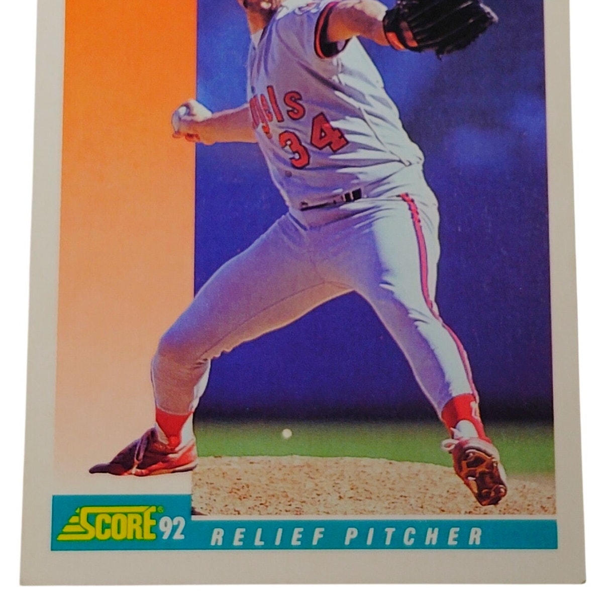 1992 Score Bryan Harvey #322 California Angels Relief Pitcher MLB Baseball NM