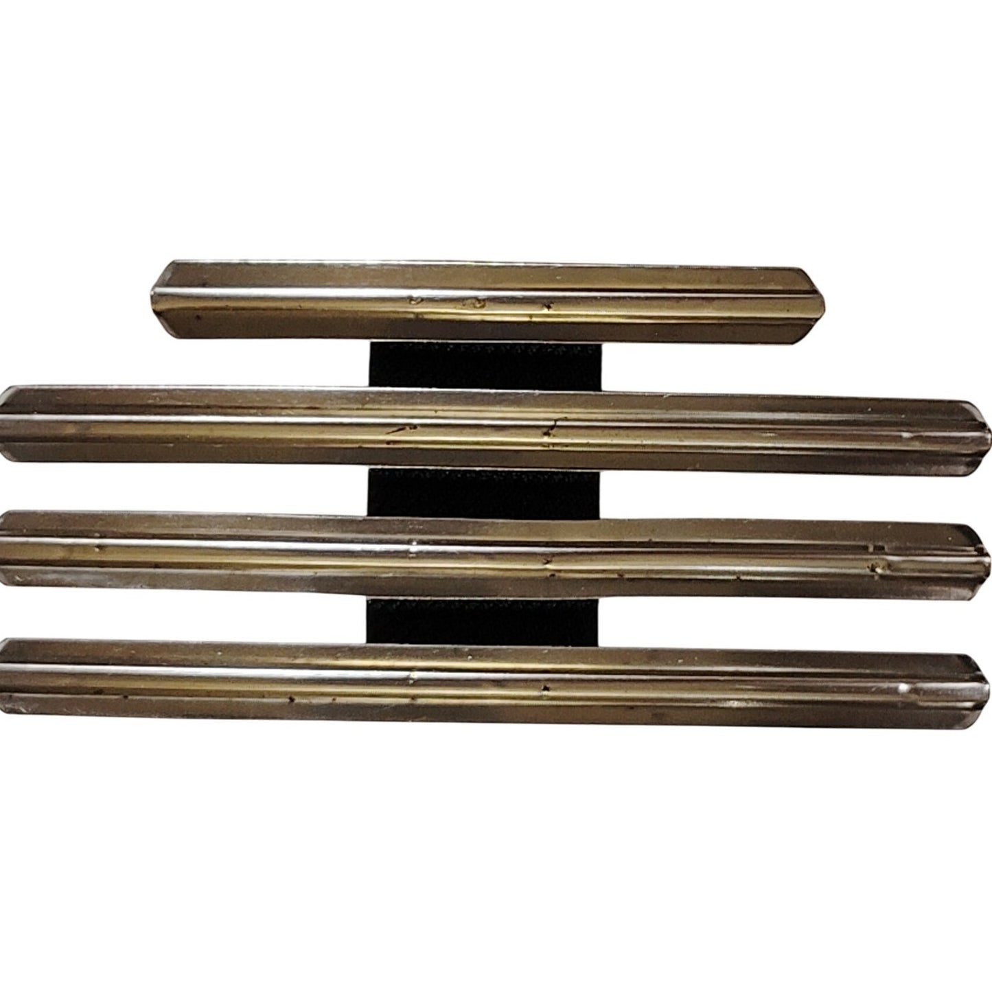Mounting Rack Bar - 11 Ribbons (3/3/3/2 Centered w/ 1/8" Gap)  No-Shine Insignia