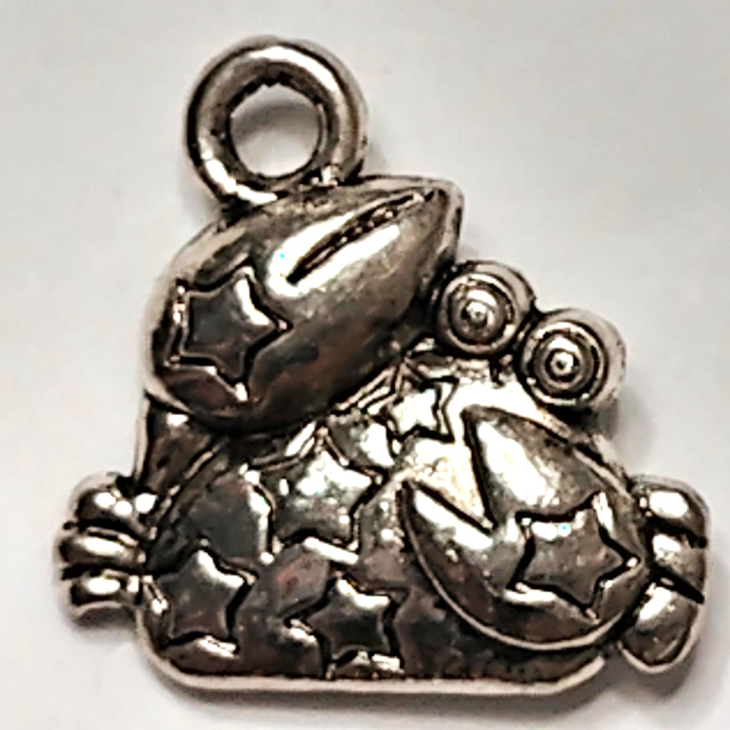 Zodiac Charm Cancer Patinated Silver‑Tone 1/2" Crab Pendant Astrology Jewelry