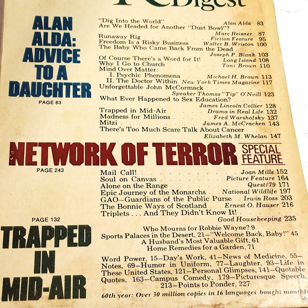Reader's Digest May 1981 Magazine - Alan Alda, Rubik's Cube, Vol. 118 No. 709