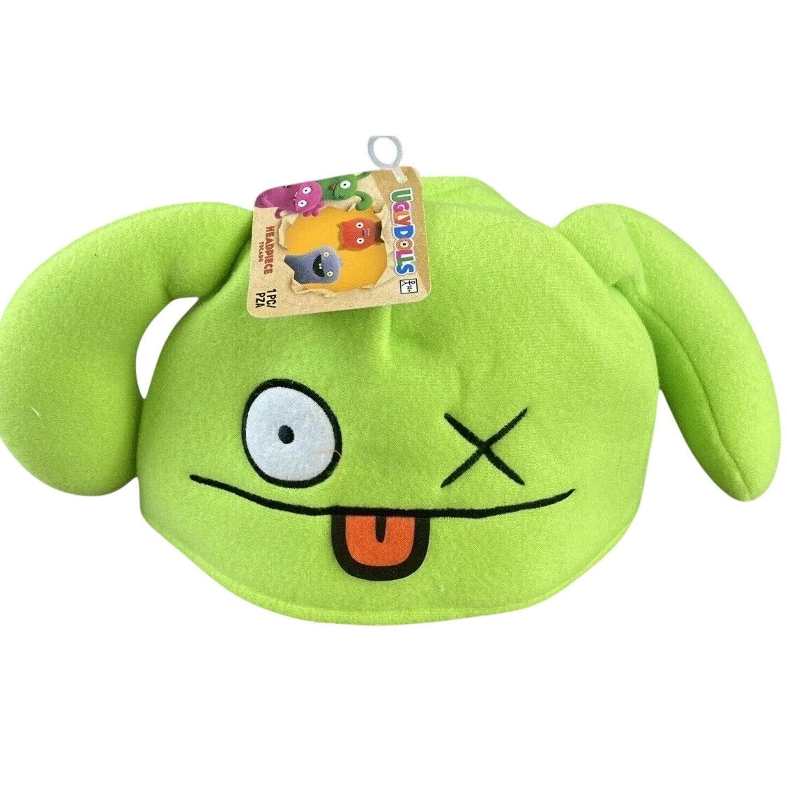 UglyDolls Ox Hat for Adults – Plush Green Costume Accessory, One Size