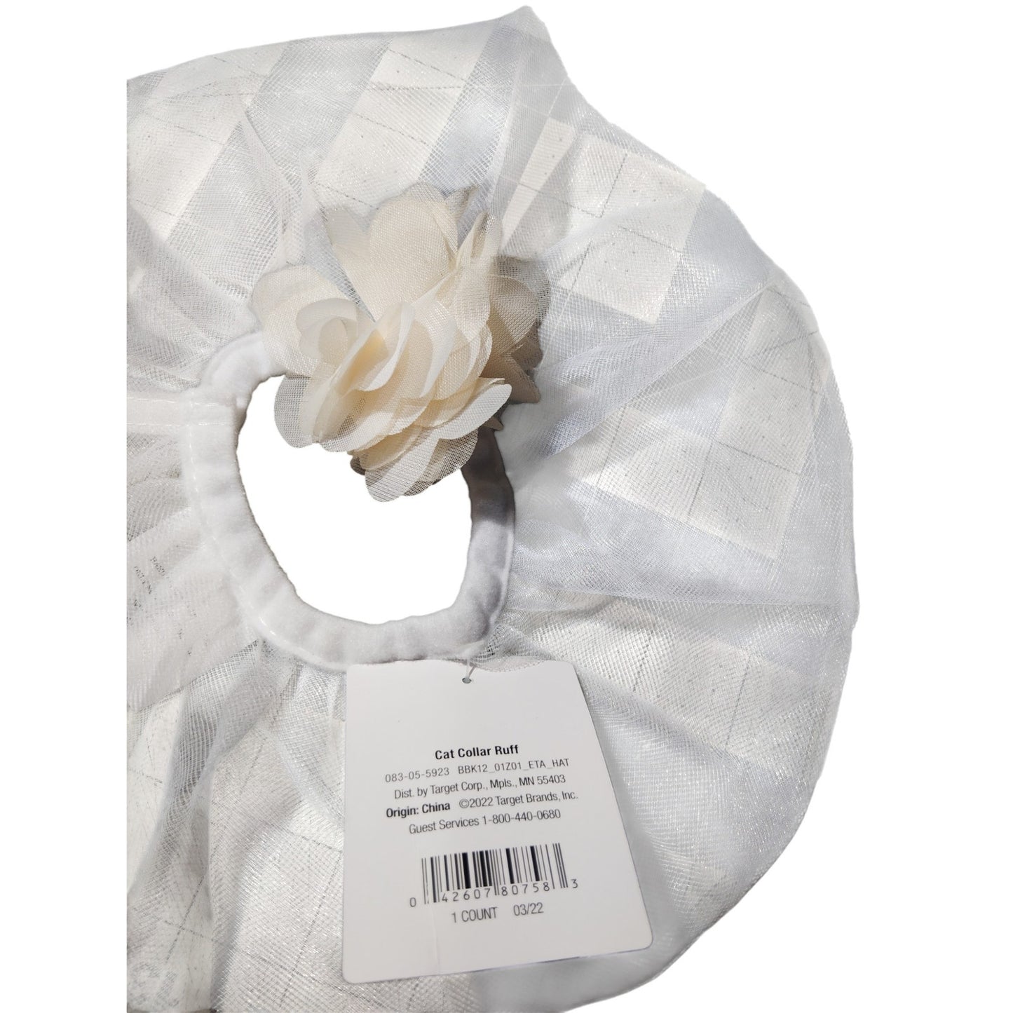 Wedding Collection Cat Collar Ruff White - Boots & Barkley