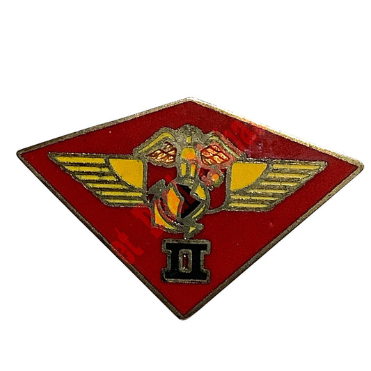 Vintage Marine Corps 2nd Marine Aircraft Wing - Hat, Lapel Pin 7/8"H x 1-3/8"W