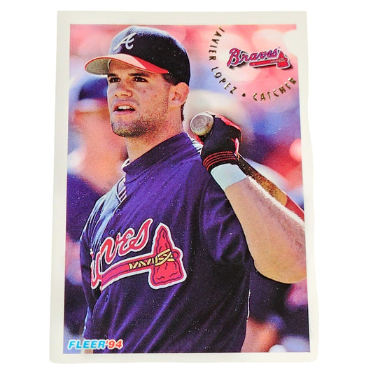 Javier Lopez, Atlanta Braves, #364, 1994 Fleer Baseball Collector's Card