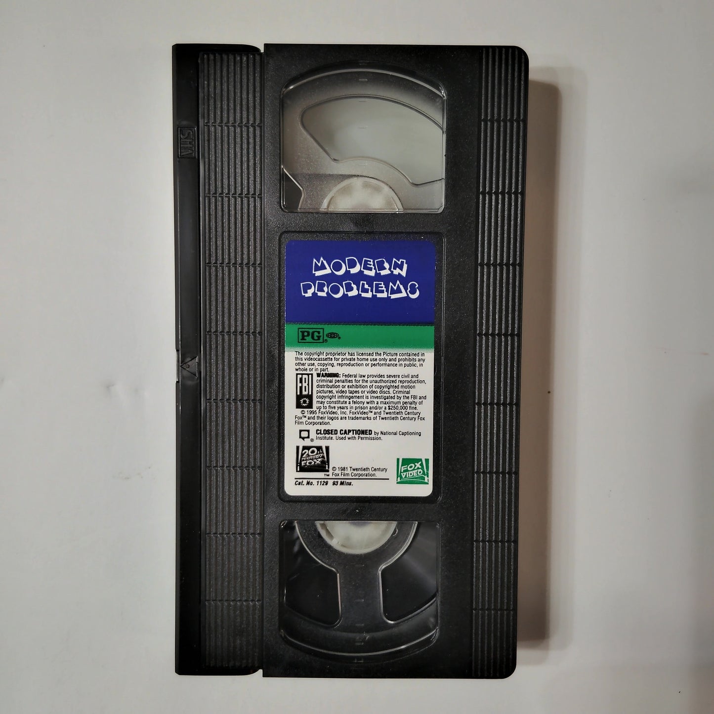 Modern Problems VHS 1981 Chevy Chase Dabney Coleman Fox Comedy Fantasy