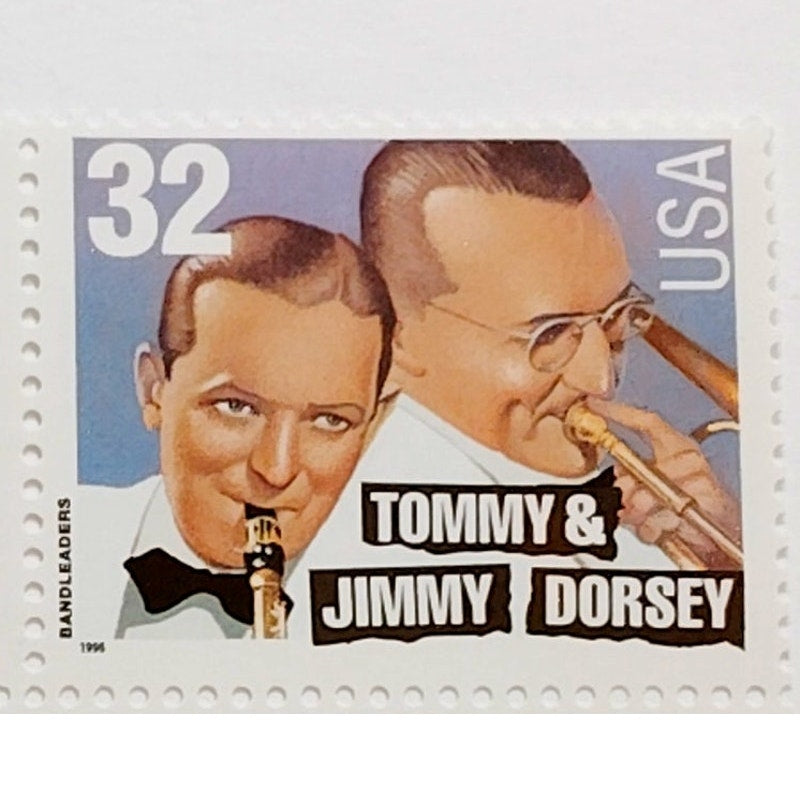 Block of 4 – 1996 USA 32¢ Big Band Leaders MNH Scott 3096–3099 Set