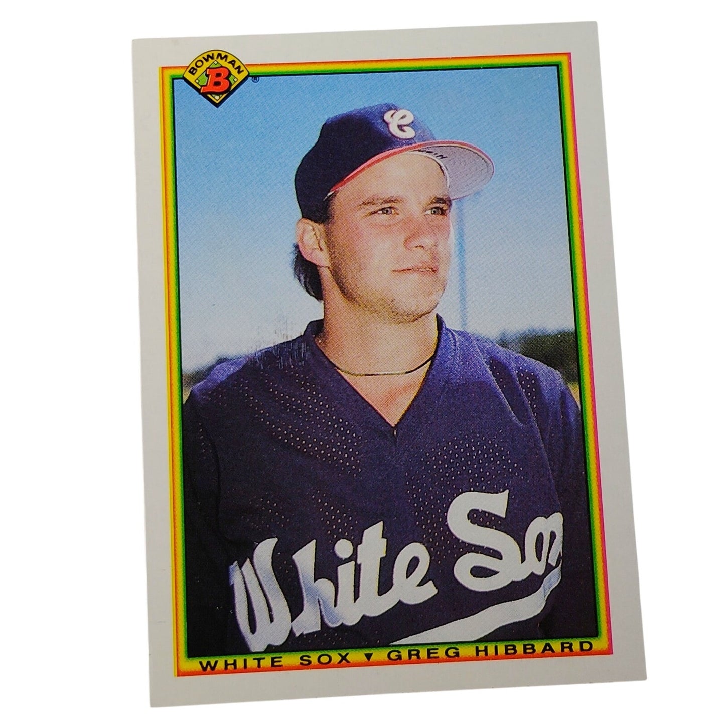 1990 Bowman Greg Hibbard #303 Chicago White Sox Pitcher MLB Baseball Card NM