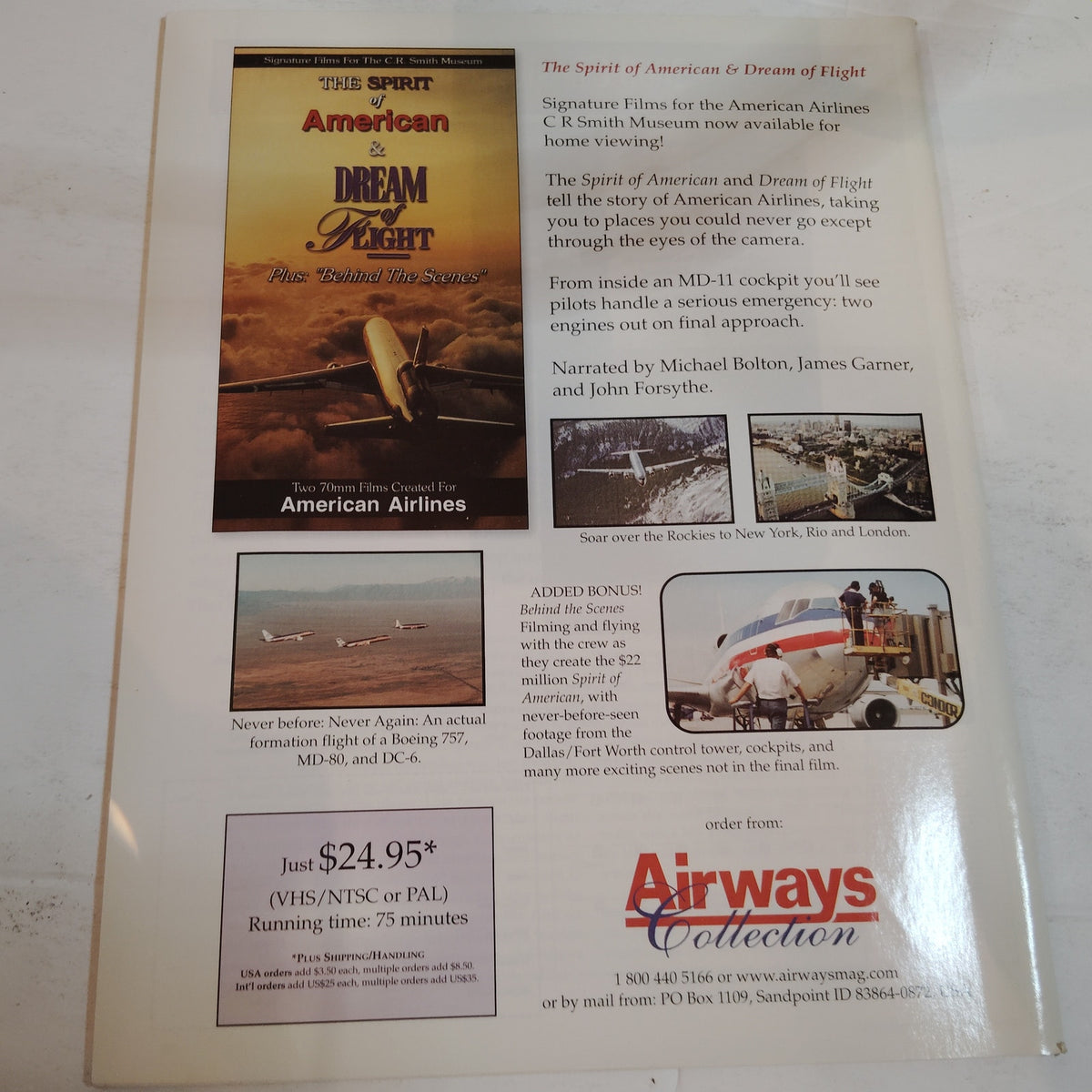 Airways Magazine October 1999 - Global Review of Commercial Flight - Blue/White
