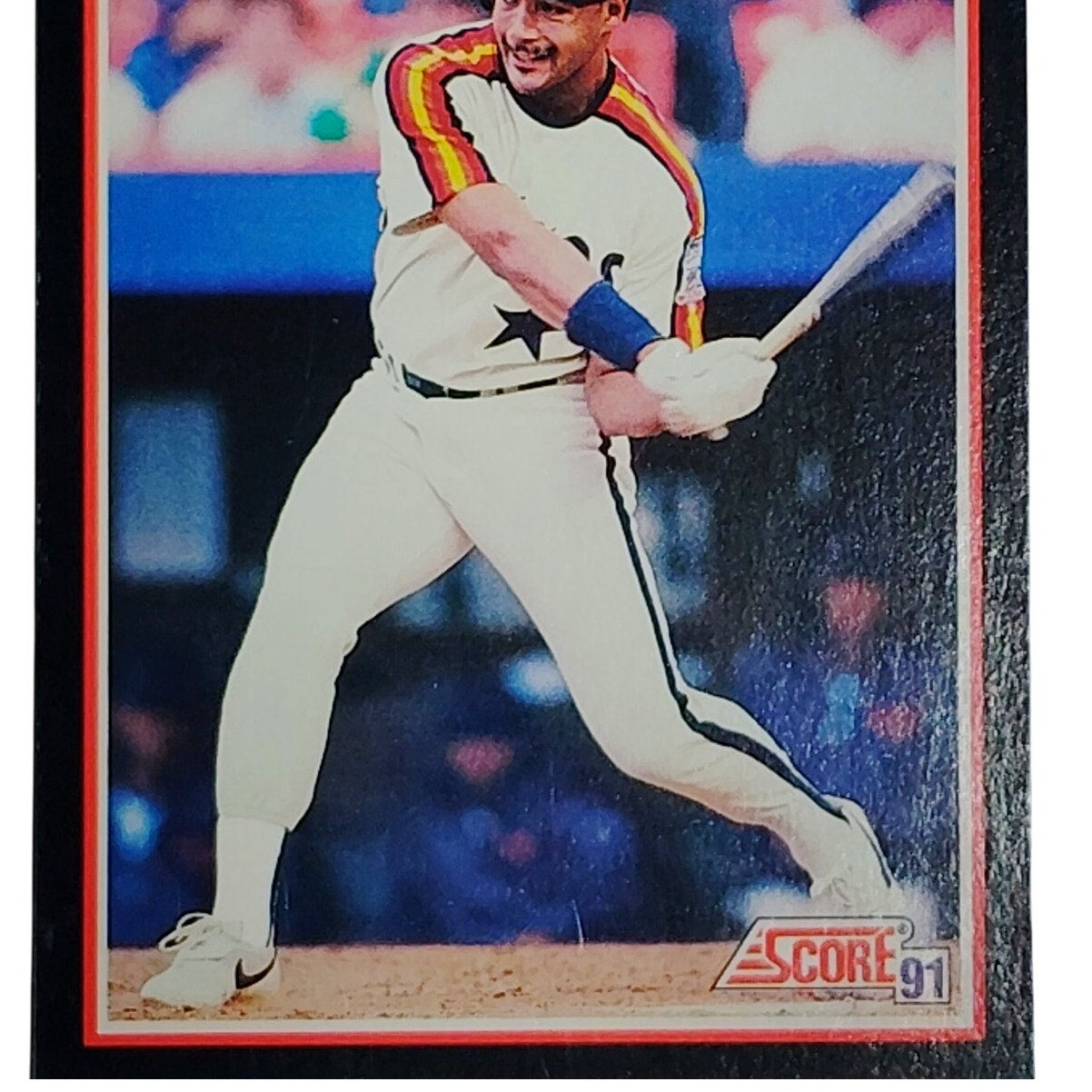 1991 Score Franklin Stubbs Card #308 Houston Astros 1B VG/EX