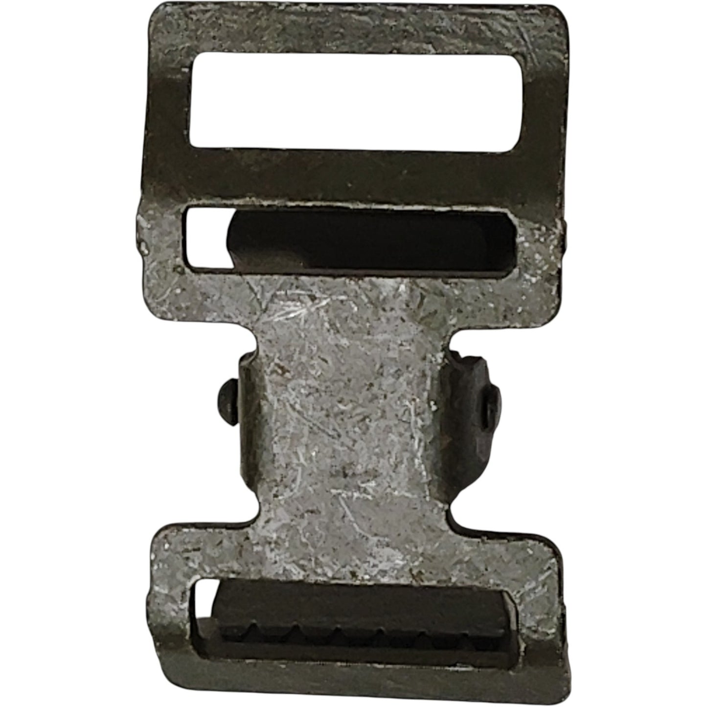 Vintage 1" Thumb Buckle – Army Green, Military Surplus Webbing Hardware