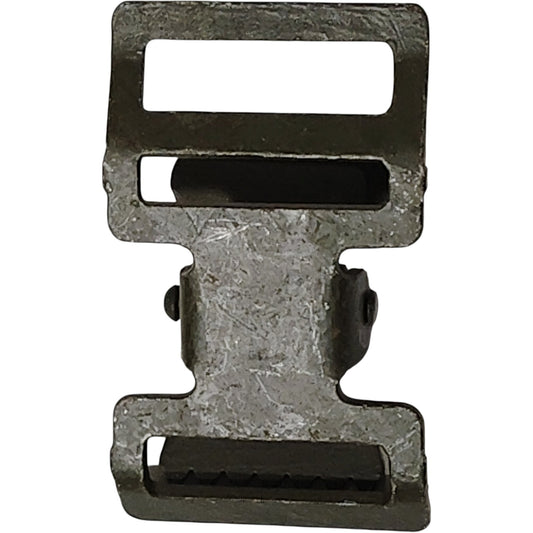 Vintage 1" Thumb Buckle – Army Green, Military Surplus Webbing Hardware