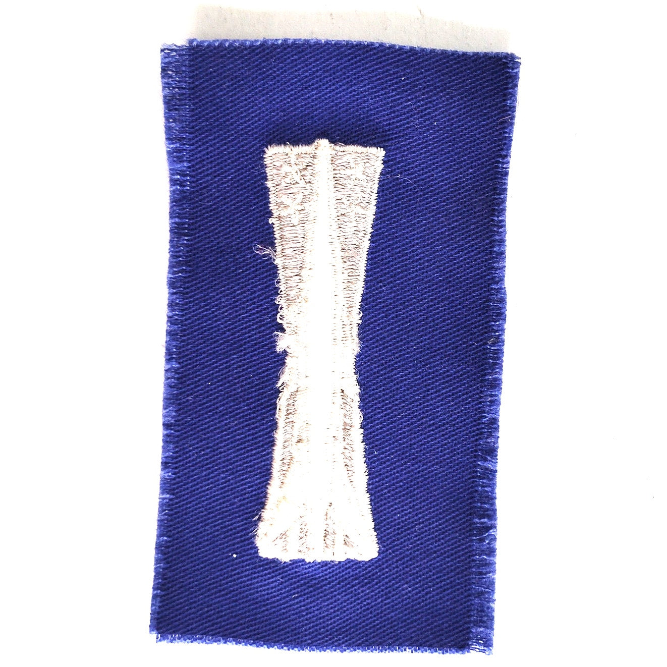 USAF Basic Missileman Novelty Patch 3‑1/2" × 2" Embroidered White on Blue Sew‑On