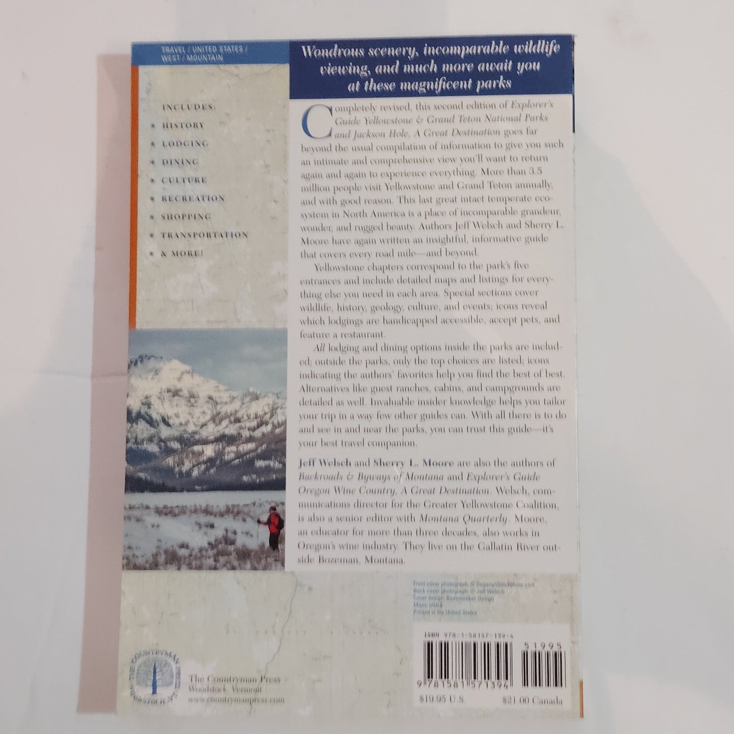 Explorer's Guide Yellowstone & Grand Teton National Parks Jackson Hole 2nd Ed