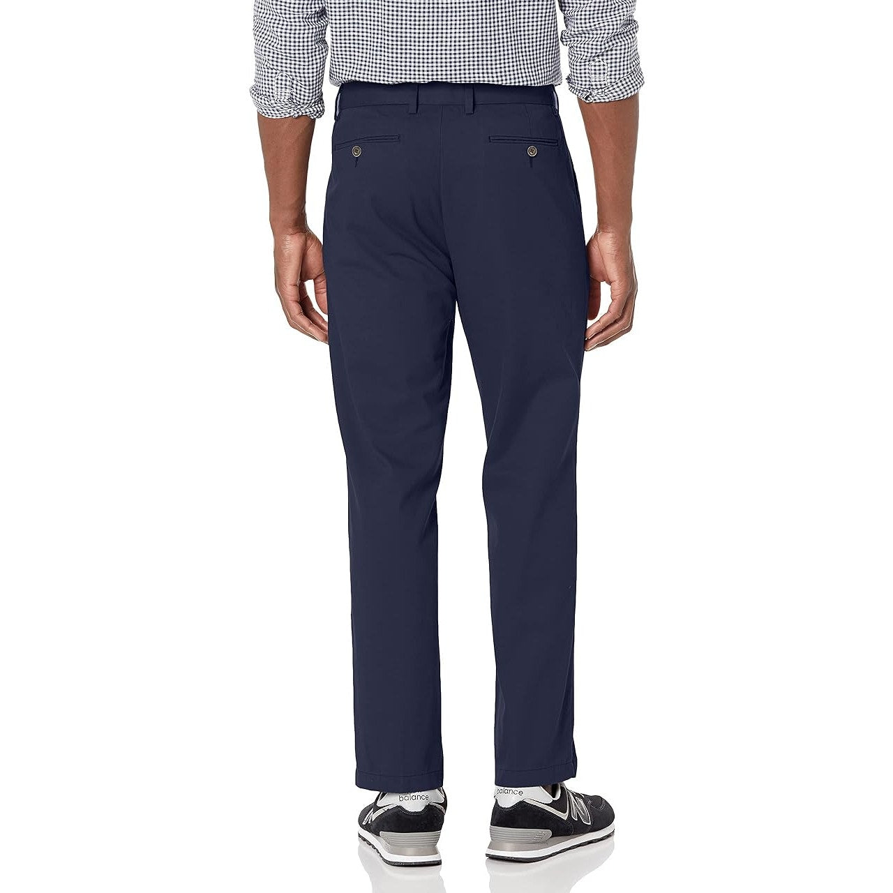 Men's Classic-Fit Wrinkle-Resistant Pleated Chino Pant, 32 x 29