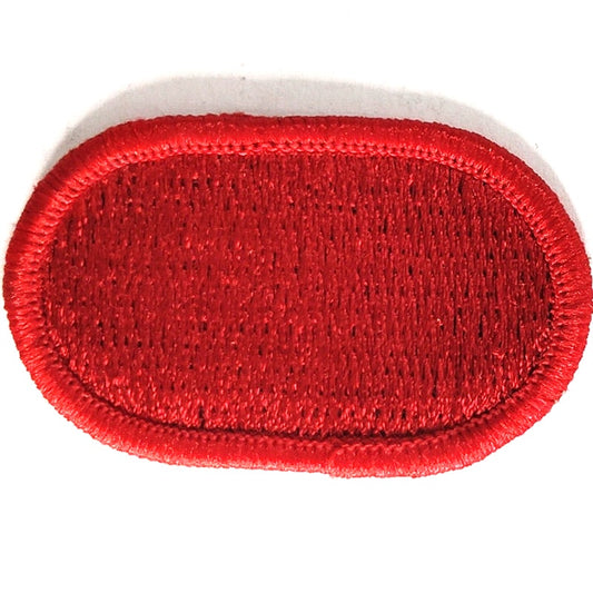 321st Airborne, 7th Special Forces, 15th Corp- Red Embroidered Oval 2‑1/4× 1‑3/8