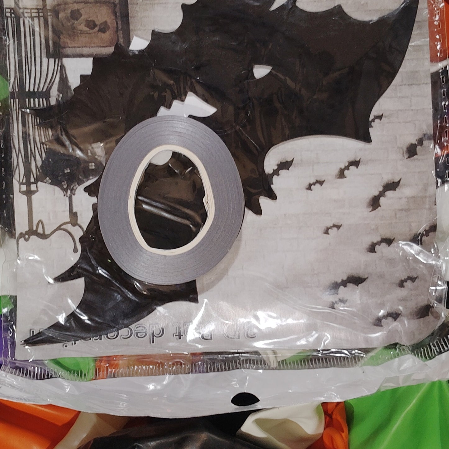 159‑PC Halloween Balloon Kit – Bat Balloon, Tape, Glue, Tie Tool & Instructions