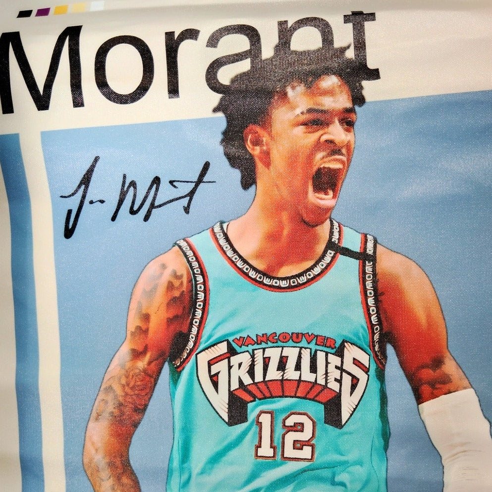 16x24" Ja Morant Memphis Grizzlies Canvas Print Poster – Basketball Wall Art (Unframed)