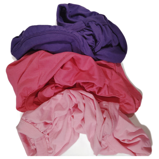 3-Pk Small Pet Tees 100% Cotton Fits 3.5–5 lb Pets, Purple, Light & Dark Pink