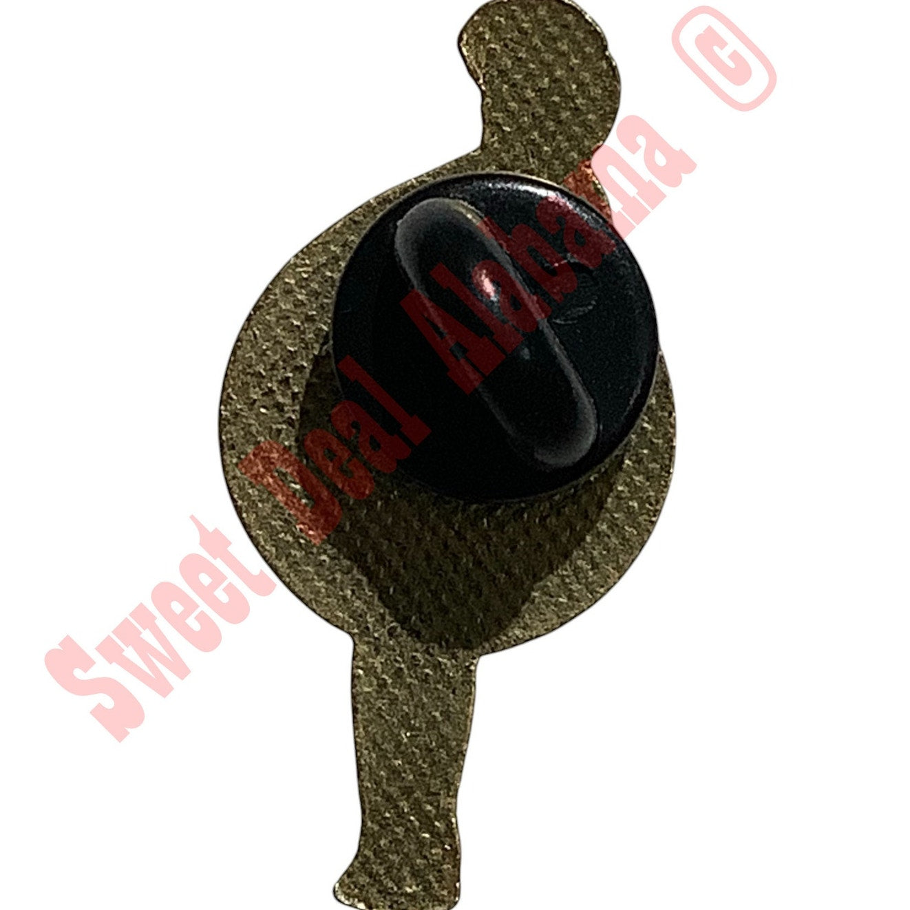 Sentimental Journey Aviator's Hat Pin 1-1/4"H x 5/8"W WWII Aviator's Nose Art
