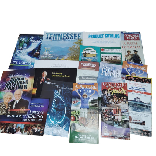 Cleveland TN Travel Ephemera Lot - Brochures, Guides & Catalogs from 2009