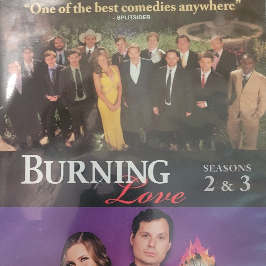 Burning Love Seasons 2 & 3 DVD Comedy Series – Paramount Release