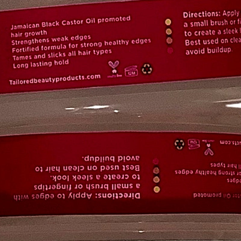 2-PK - Tailored Beauty Jamaican Black Castor Oil Edge Control