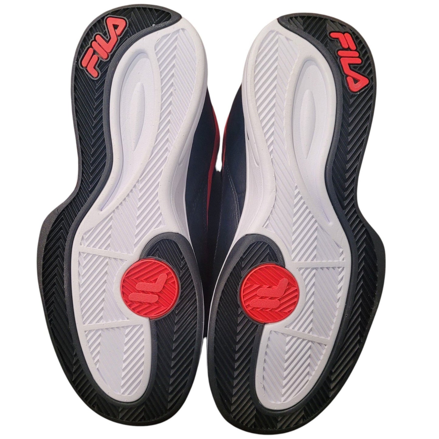 Fila Activisor Viz Men’s Athletic Shoes, Size 8 Red/Black, Lightweight Comfort