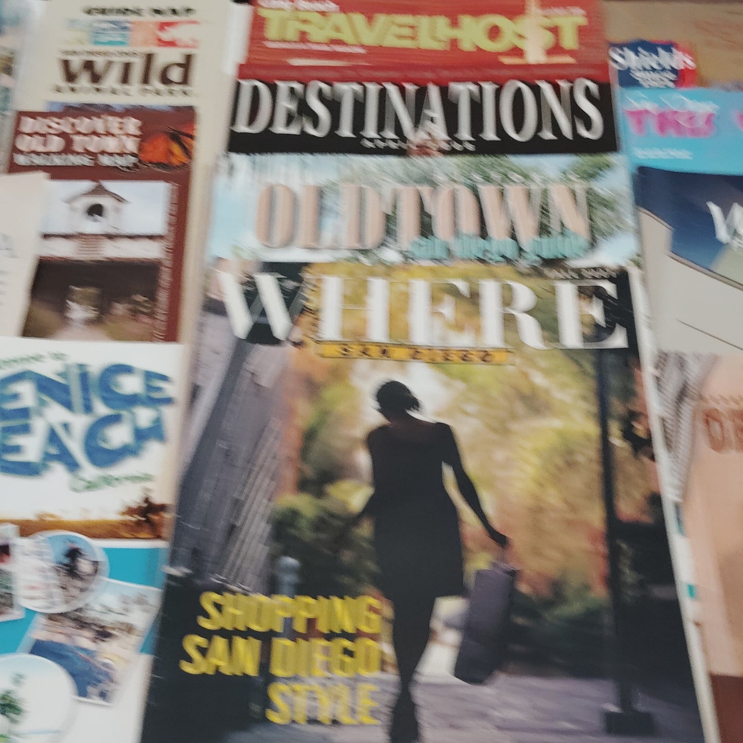 Vintage San Diego & Southern California Travel Ephemera Lot - Maps, Guides, Ads