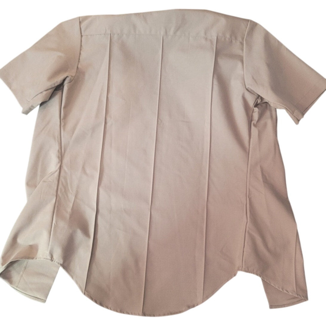 U.S. Military Service Khaki Shirt – Athletic Fit, Small, Poly/Wool Blend