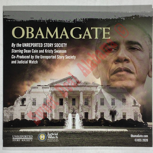 The Obamagate DVD (2020), By Unreported Story Society w/ Judicial Watch