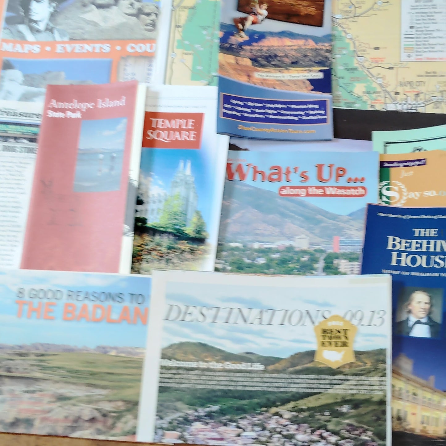 Utah South Dakota 2005 Travel Ephemera Lot - Vintage Souvenir Collection