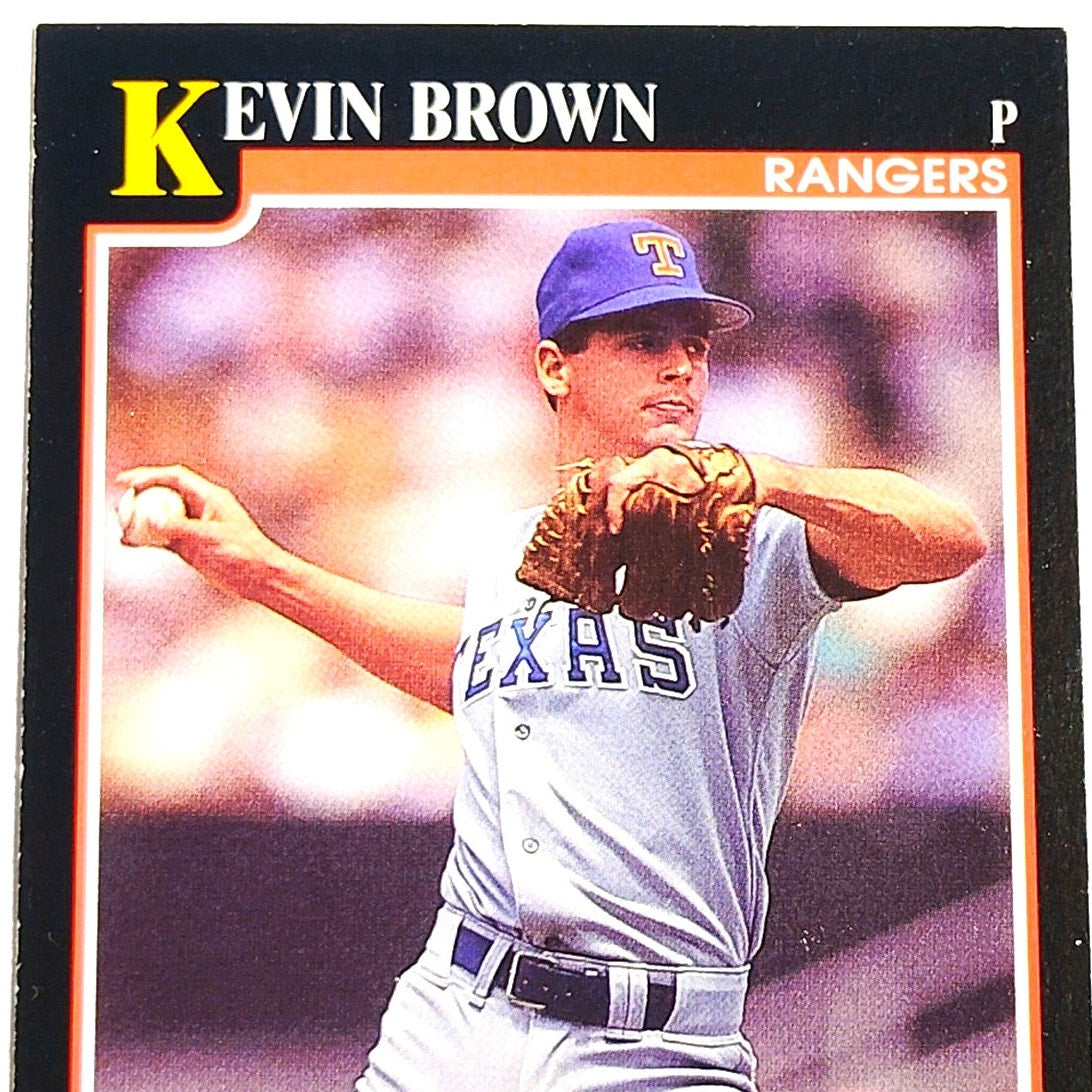 1991 Score Kevin Brown #846 Texas Rangers Pitcher MLB Baseball Card NM