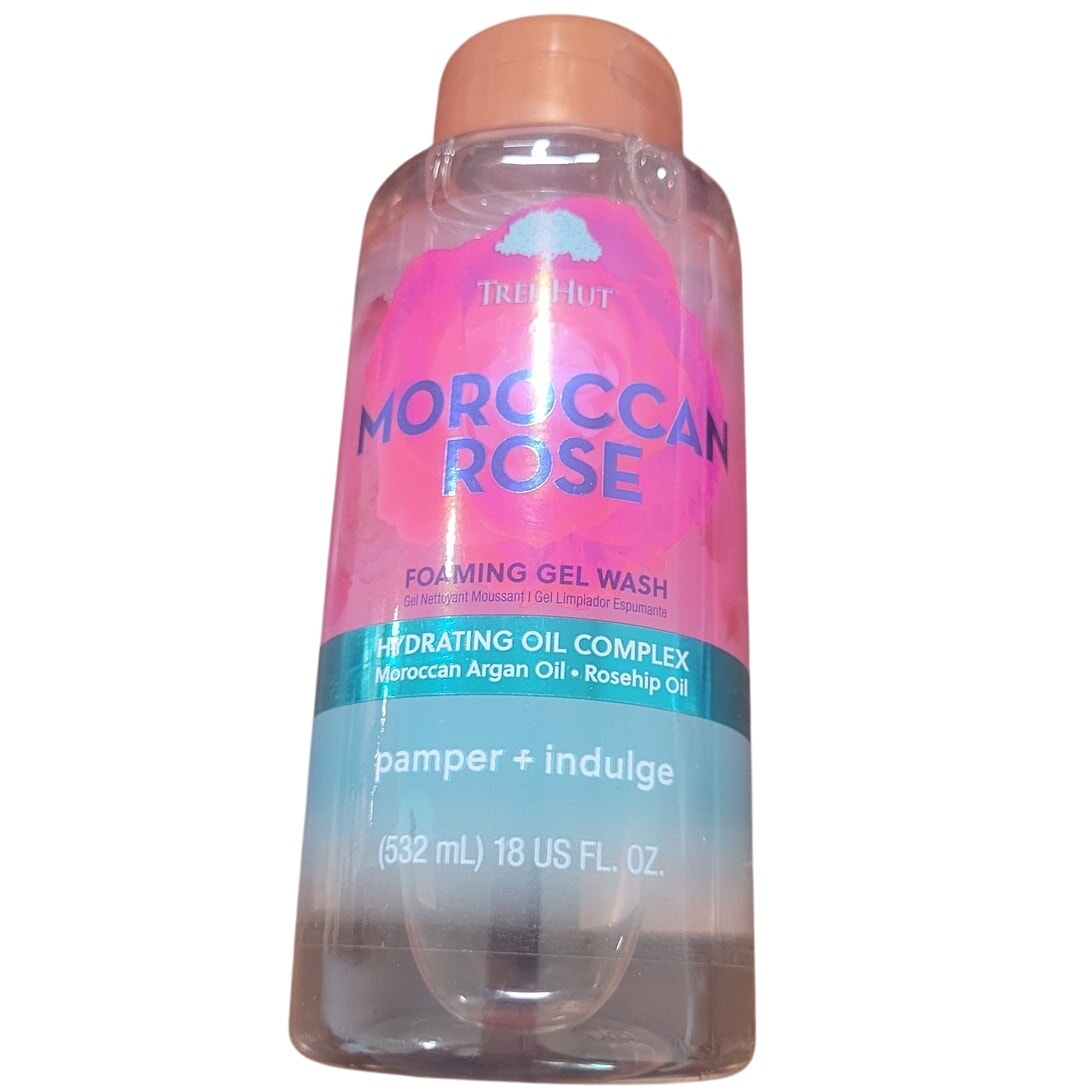 Tree Hut Moroccan Rose Foaming Gel Body Wash 18 fl oz