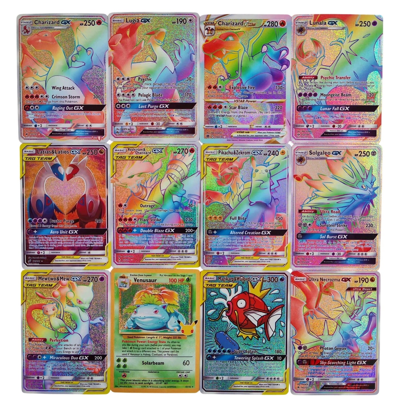 TAKARA TOMY Classic Pocket Gold Foil 100 Card Glory Pack - Vstar GX V Vmax Mega