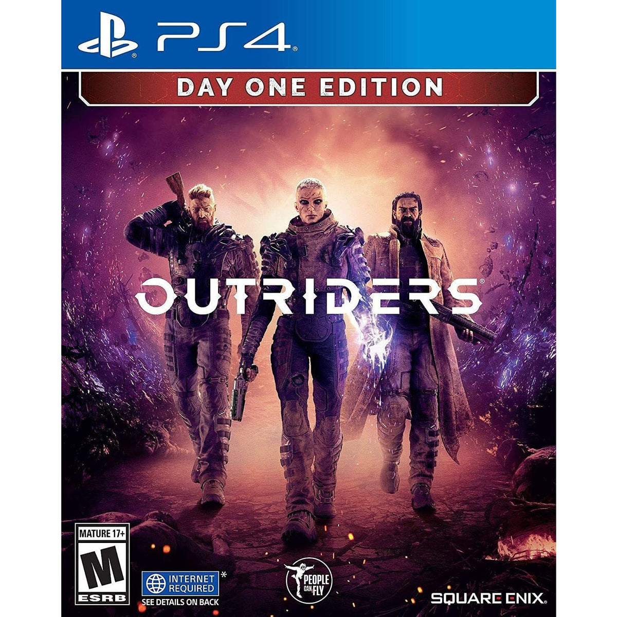 Outriders: Day One Edition PS4 Square Enix Co-Op RPG Shooter Hell's Rangers