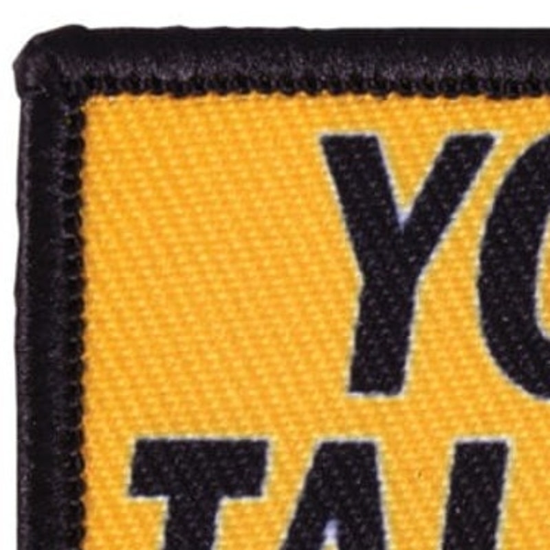 Red Rock You Talkin’ To Me Morale Patch Novelty 3" × 2" Hook Back #97‑084