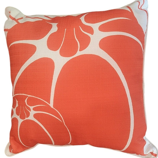 Pillow Perfect Corded Throw Pillow Two Pumpkins on Beige – 16.5" x 16.5"