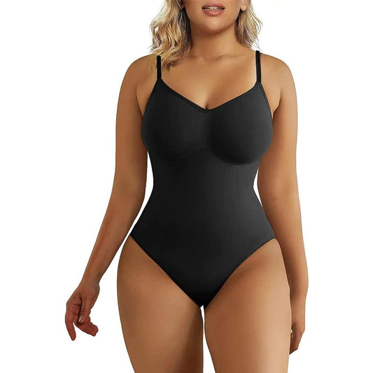 Thong Shapewear L 12-14 Tummy Control Bodysuit Sculpting Snatched Waist Shaper
