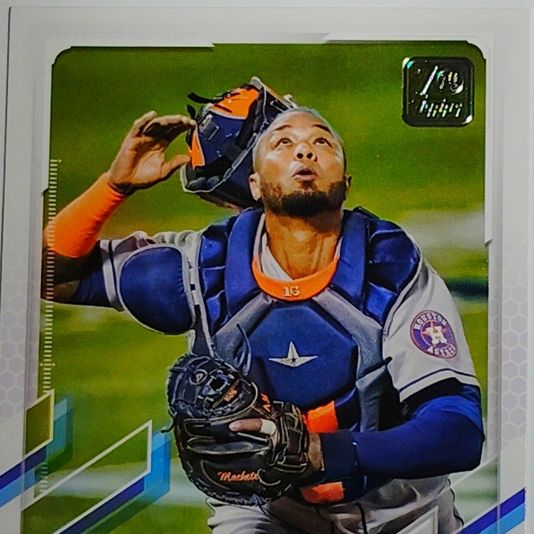2021 Topps Update Martin Maldonado Houston Astros Catcher Card #US49 VG/EX