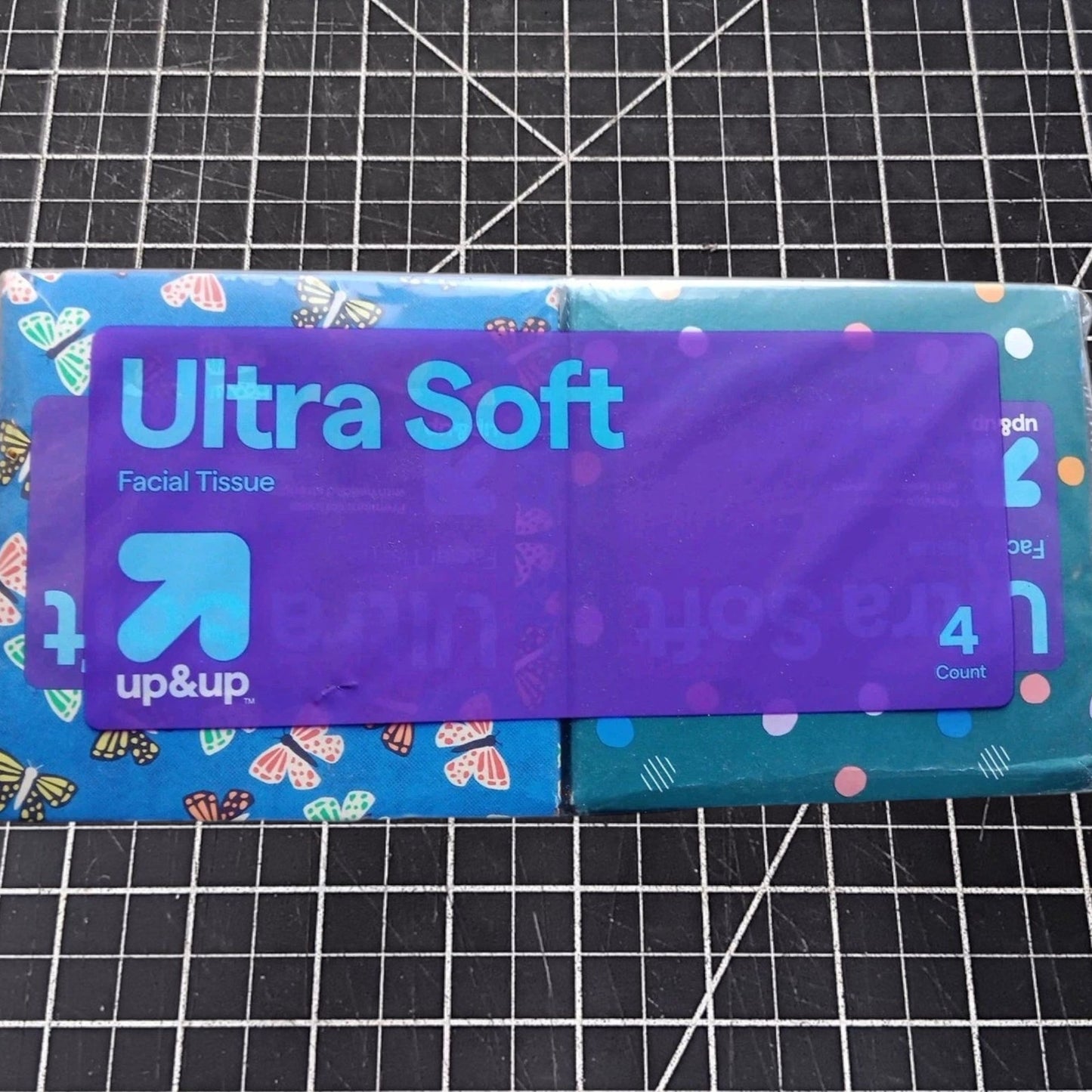 Ultra Soft 3‑Ply Facial Tissue – Back‑to‑School Designs – 4pk/260ct – up & up