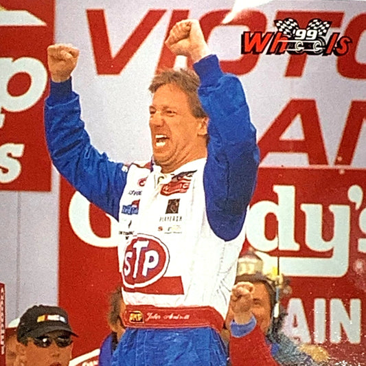 John Andretti, Sponsor: STP,  Card 1, 1999 Wheels NASCAR Winston Cup, NM+